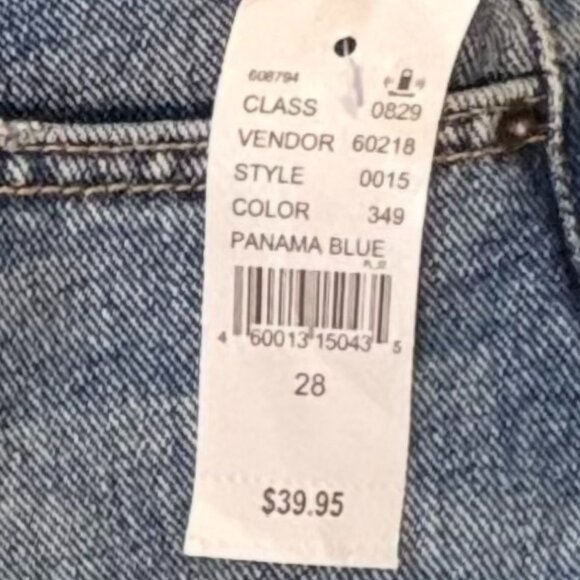 PacSun Womens Mom High-Waisted Denim Shorts Size 28 Light Wash - Picture 9 of 10